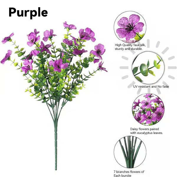 šspzvĀ®Last Day 49% OFF -Exquisite UV Resistant Colorful Artificial Flowers