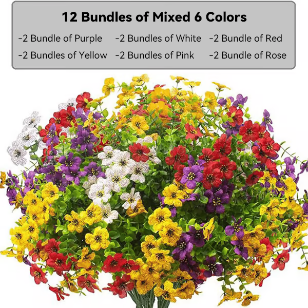 šspzvĀ®Last Day 49% OFF -Exquisite UV Resistant Colorful Artificial Flowers
