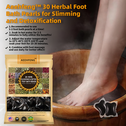 Bostore™🎁 30-Herb Slimming & Detox Foot Bath Beads🍃🍃-- (LANA Certification, British Lymphatic Association)