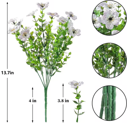 💖spzv®Last Day 49% OFF -Exquisite UV Resistant Colorful Artificial Flowers